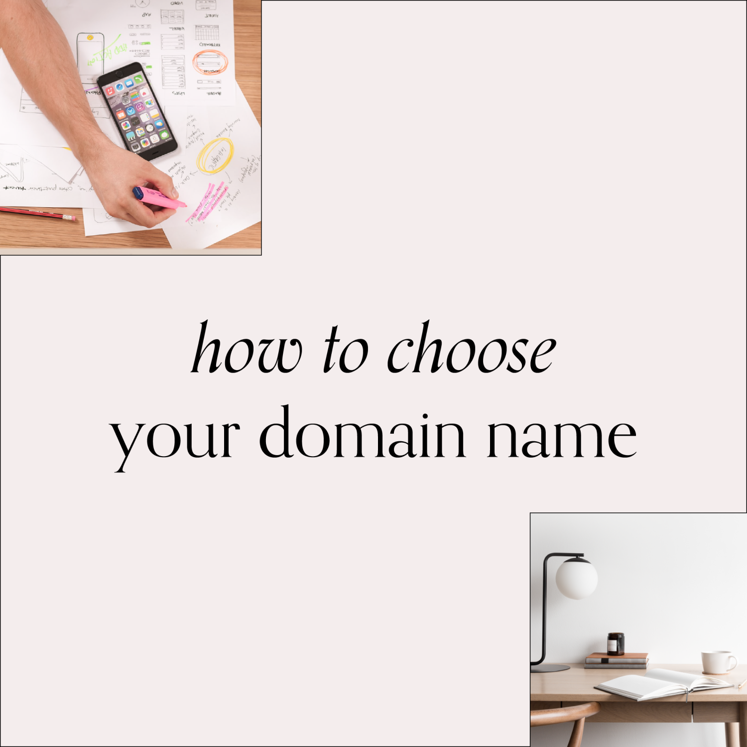 How to Choose Your Domain Name By The Mug Creative.